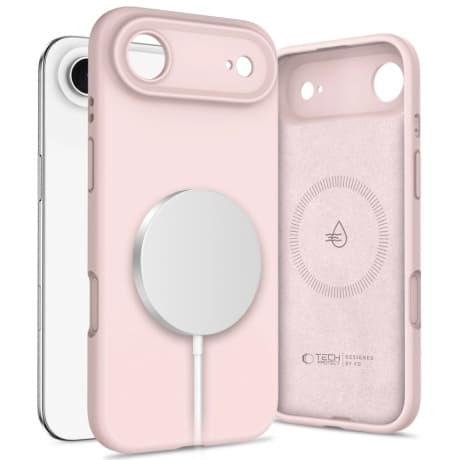 Tech-Protect Silicone MagSafe kryt na iPhone 17 Air, ružový