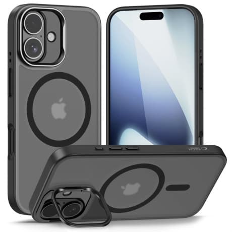Tech-Protect MagStand MagSafe kryt na iPhone 17, čierny 1
