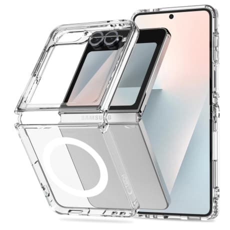 Tech-Protect FlexAir Hybrid MagSafe kryt na Samsung Galaxy Z Flip 6 / 7 FE, priesvitný 1