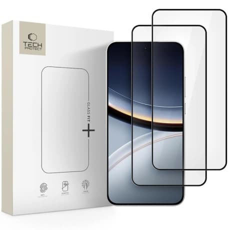 Tech-Protect Glass Fit 2x ochranné sklo na Xiaomi Poco F7 5G, čierne