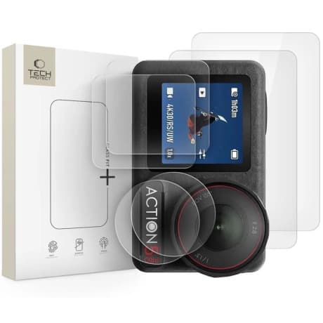 Tech-Protect Glass Fit 2x ochranné sklo na DJI Osmo Action 5 Pro 1