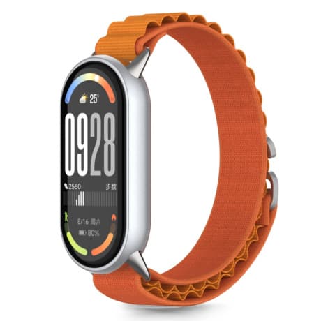 Tech-Protect Nylon Pro remienok na Xiaomi Smart Band 8 / 9 / 10, orange 1