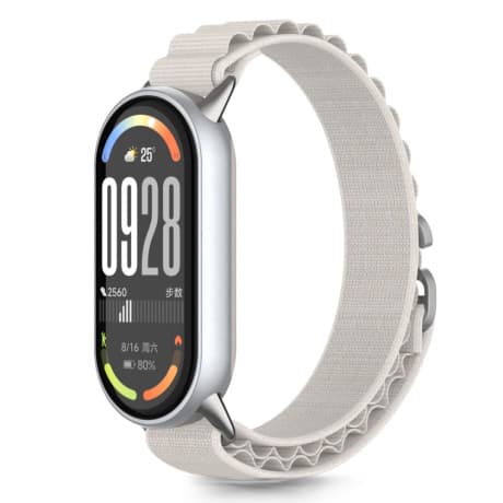Tech-Protect Nylon Pro remienok na Xiaomi Smart Band 8 / 9 / 10, starlight 1