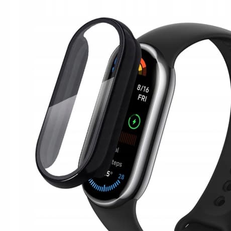 Tech-Protect Defense ochranné sklo na Xiaomi Smart Band 10 / 10 NFC, čierne 1