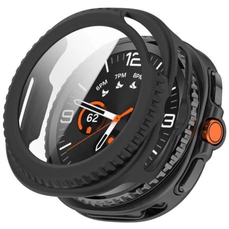 Tech-Protect Defense puzdro so sklom na Samsung Galaxy Watch 8 Classic (46mm), čierne