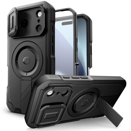 Tech-Protect Kevlar MagSafe kryt na iPhone 17 Pro Max, čierny 1