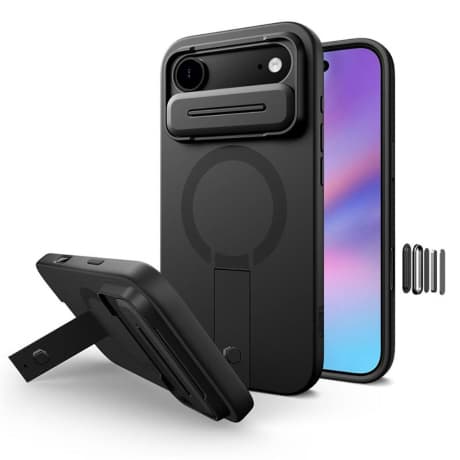 Tech-Protect Kevlar Aura MagSafe kryt na iPhone 17 Air, čierny 1