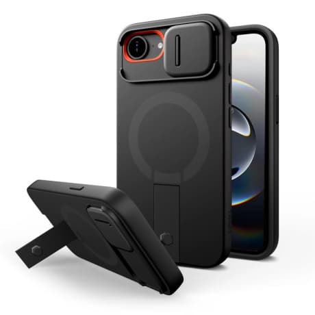 Tech-Protect Kevlar Aura MagSafe kryt na iPhone 16e, čierny 1