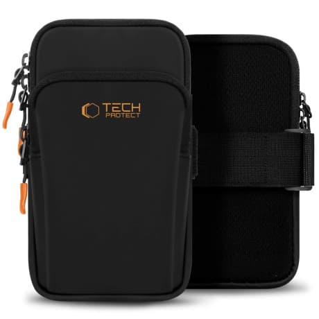 Tech-Protect M7 bežecké puzdro, čierne/oranžové 1