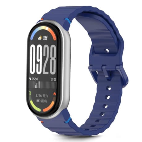 Tech-Protect Silicone Sport remienok na Xiaomi Smart Band 8 / 9 / 10, storm blue 1