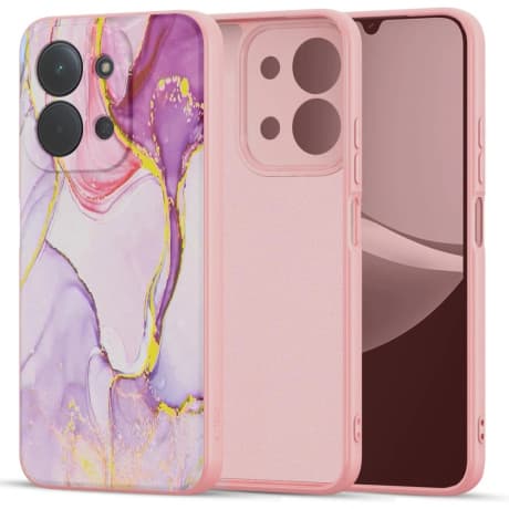 Tech-Protect Icon kryt na Xiaomi Redmi 15C (171 mm), marble 1