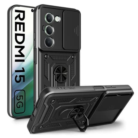 Tech-Protect Camshield kryt na Xiaomi Redmi 15 4G / 5G, čierny 1