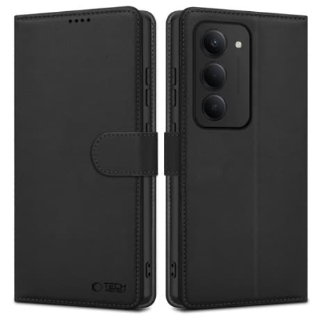 Tech-Protect Wallet knižkové puzdro na Xiaomi Redmi 15 4G / 5G, čierny 1