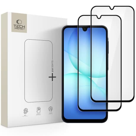 Tech-Protect Glass Fit 2x ochranné sklo na Samsung Galaxy A16 4G 5G / A26 5G / A17 4G 5G, čierne