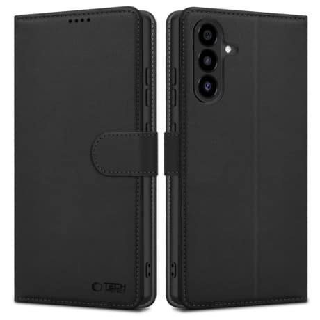 Tech-Protect Wallet knižkové puzdro na Samsung Galaxy A26 5G / A17 4G / 5G, čierne 1