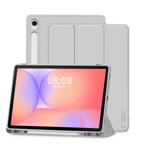 Tech-Protect SC Pen puzdro na Samsung Galaxy Tab S9 11'' / S9 FE / S10 FE / S10 Lite 10.9'', sivé (TEC332731)