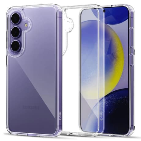 Tech-Protect FlexAir Hybrid kryt na Samsung Galaxy S25 FE, priesvitný 1