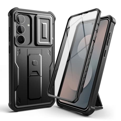 Tech-Protect Kevlar kryt na Samsung Galaxy S25 FE, čierny 1