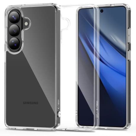 Tech-Protect FlexAir Hybrid kryt na Samsung Galaxy S26 Plus, priesvitný 1