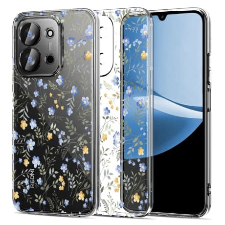 Tech-Protect Flexair kryt na Xiaomi Redmi 15C / Poco C85 (173 mm), spring flowers 1
