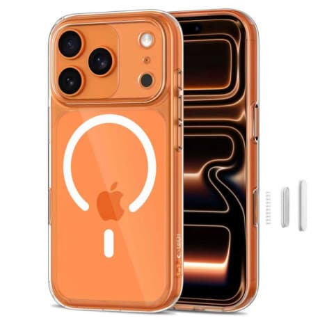 Tech-Protect MagPeak MagSafe CC kryt na iPhone 17 Pro Max, priesvitný 1