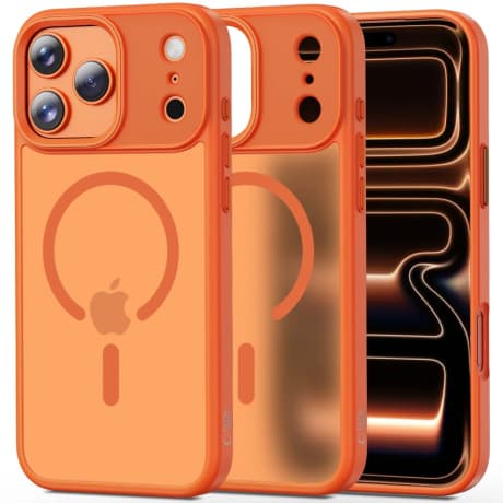 Tech-Protect Magmat MagSafe kryt na iPhone 17 Pro, oranžový 1
