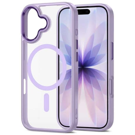 Tech-Protect MagMat MagSafe kryt na iPhone 17, fialový/priesvitný 1