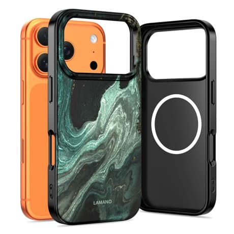 Tech-Protect Lamano MagSafe kryt na iPhone 17 Pro, verde aura 1