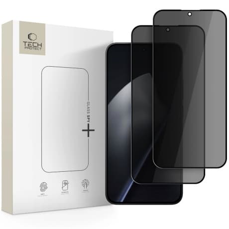 Tech-Protect Glass Spy 2x ochranné sklo na Xiaomi 15T / 15T Pro, čierne 1