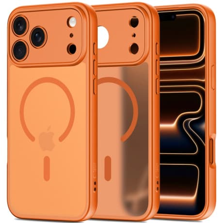 Tech-Protect BasicMag MagSafe kryt na iPhone 17 Pro, oranžový 1