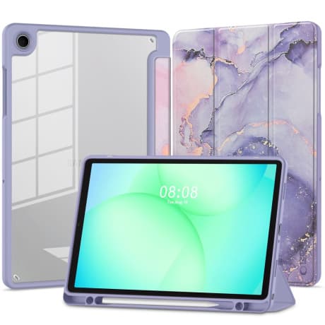 Tech-Protect SC Pen Hybrid puzdro na Samsung Galaxy Tab A9 Plus / A11 Plus 11'', violet marble (TEC335169) 1