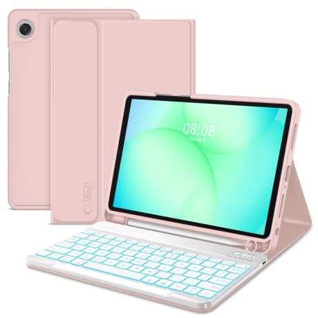 Tech-Protect SC Pen Keyboard puzdro s klávesnicou na Samsung Galaxy Tab A9 Plus / A11 Plus 11'', ružové 1