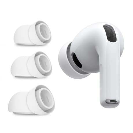 Tech-Protect Ear Tips náhradné štuple pre Apple AirPods Pro 3 3ks, biele 1