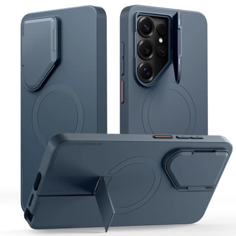Tech-Protect Kevlar Aura MagSafe kryt na Samsung Galaxy S26 Ultra, tmavomodrý