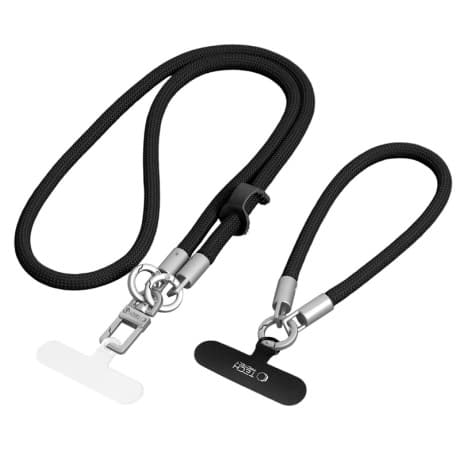 Tech-Protect C10S Crossbody Strap šnúrka na mobil, čierna