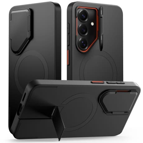 Tech-Protect Kevlar Aura MagSafe kryt na Samsung Galaxy S26, čierny / oranžový 1
