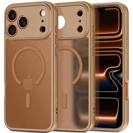 Tech-Protect BasicMag MagSafe kryt na iPhone 17 Pro Max, hnedý