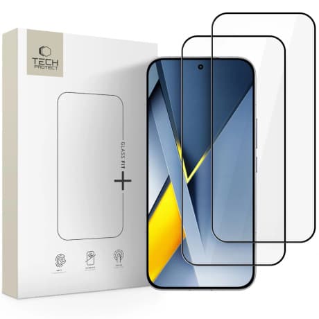 Tech-Protect Glass Fit 2x ochranné sklo na Xiaomi Poco F8 Ultra, čierne 1
