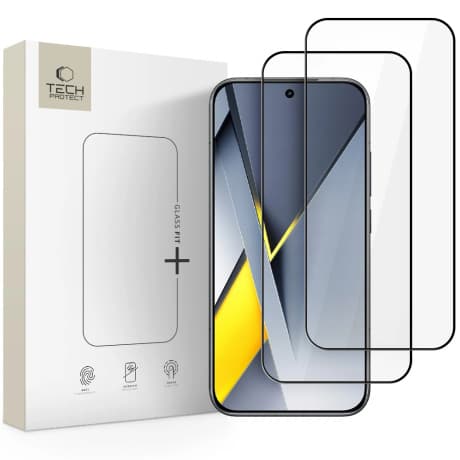 Tech-Protect Glass Fit 2x ochranné sklo na Xiaomi Poco F8 Pro, čierne 1