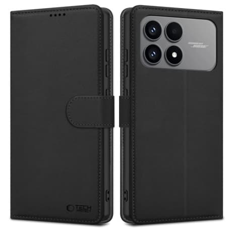 Tech-Protect Wallet knižkové puzdro na Xiaomi Poco F8 Pro, čierne 1