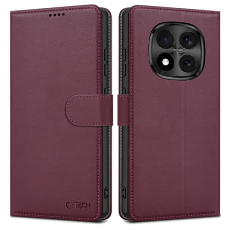 Tech-Protect Wallet knižkové puzdro na Xiaomi Redmi Note 15 Pro 5G, bordové 1