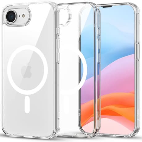 Tech-Protect FlexAir Hybrid MagSafe kryt na iPhone 16e, priesvitný 1