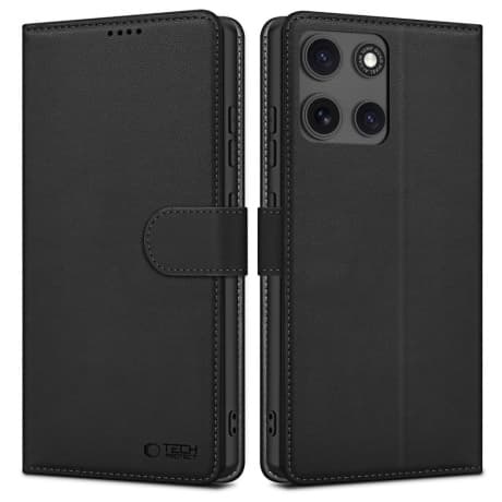 Tech-Protect Wallet knižkové puzdro na Motorola Moto G15 / G15 Power, čierne