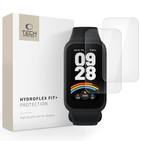 Tech-Protect Hydroflex Fit 2x ochranné sklo na Xiaomi Smart Band 9 Active 1