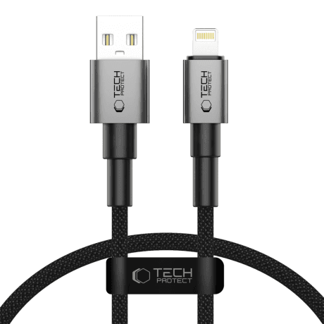 Tech-Protect Ultraboost DNA kábel USB-C / Lightning 12W / 2.4A 25cm, sivý 1