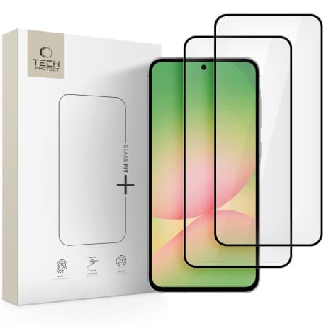 Tech-Protect Glass Fit 2x ochranné sklo na Samsung Galaxy A36 / A56 5G, čierne 1
