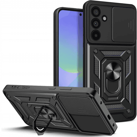 Tech-Protect Camshield kryt na Samsung Galaxy A36 5G, čierny