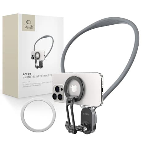 Tech-Protect AC200 MagSafe držiak na mobil / GoPro / DJI, šedý 1