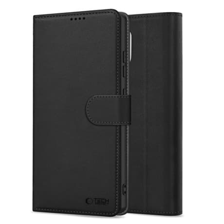 Tech-Protect Wallet knižkové puzdro na Samsung Galaxy S25 Edge, čierne 1