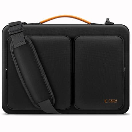 Tech-Protect Defender Bag taška na notebook 13-14'', čierna / oranžová